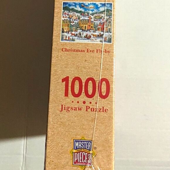 MasterPieces jigsaw puzzle; Christmas Eve Fly By by Bonnie White; 1000 pcs NEW! - Picture 2 of 5